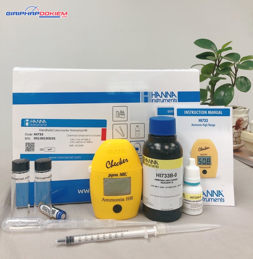Máy Đo Amonia Thang Cao Trong Nước Sạch Hanna HI733 4 Máy Đo Amonia Thang Cao Trong Nước Sạch Hanna HI733 - Ảnh 4