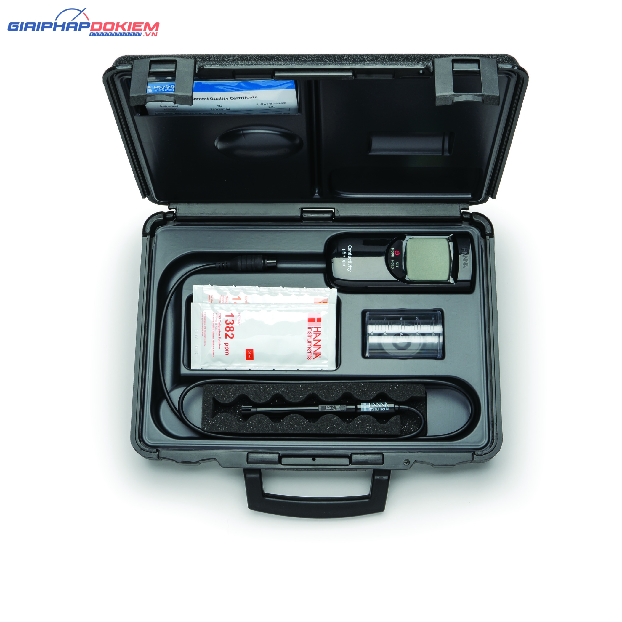 Máy Đo EC/TDS/Nhiệt Độ Thang Thấp Trong Nước Hanna HI99300 2 Máy Đo EC/TDS/Nhiệt Độ Thang Thấp Trong Nước Hanna HI99300 - Ảnh 2