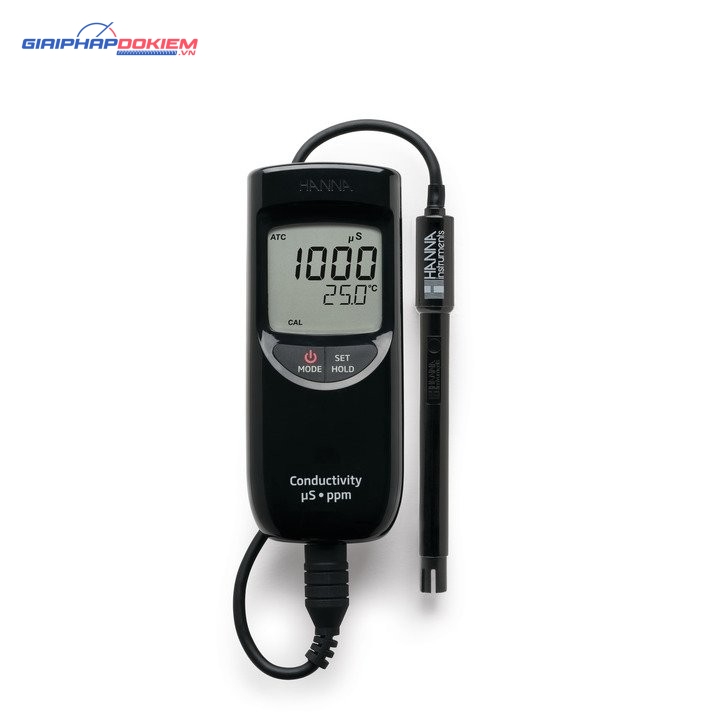 Máy Đo EC/TDS/Nhiệt Độ Thang Thấp Trong Nước Hanna HI99300 1 Máy Đo EC/TDS/Nhiệt Độ Thang Thấp Trong Nước Hanna HI99300