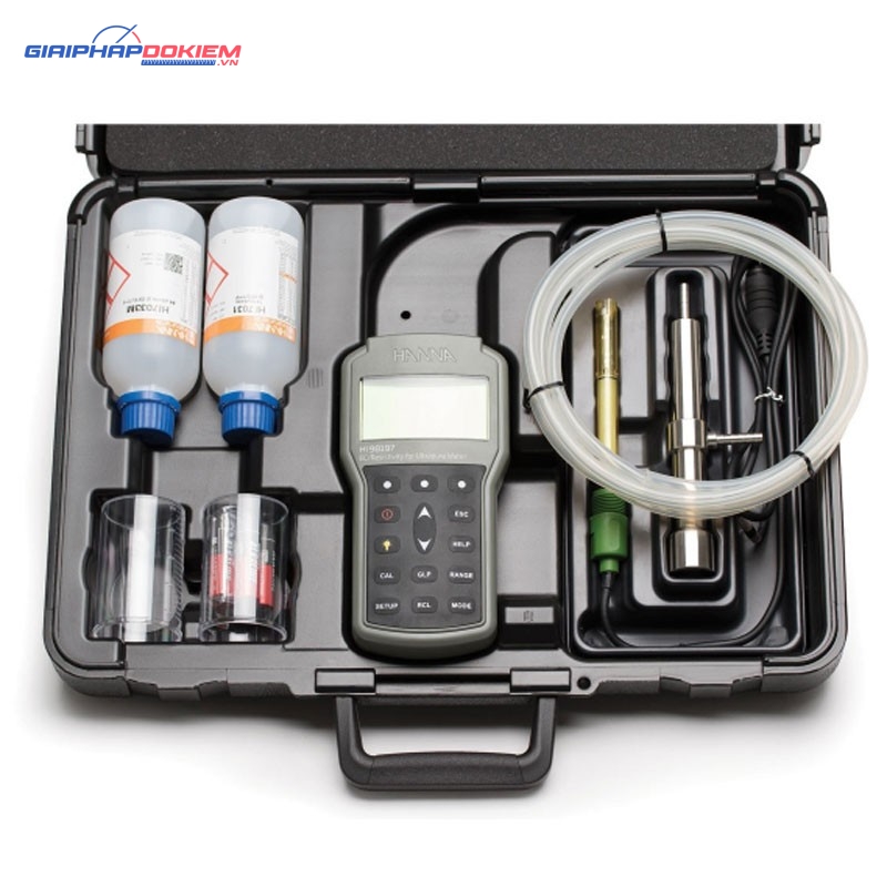 Máy Đo EC/TDS/Trở Kháng/Độ Mặn Đặc Biệt Cho Nước Siêu Tinh Khiết Hanna HI98197 2 Máy Đo EC/TDS/Trở Kháng/Độ Mặn Đặc Biệt Cho Nước Siêu Tinh Khiết Hanna HI98197 - Ảnh 2
