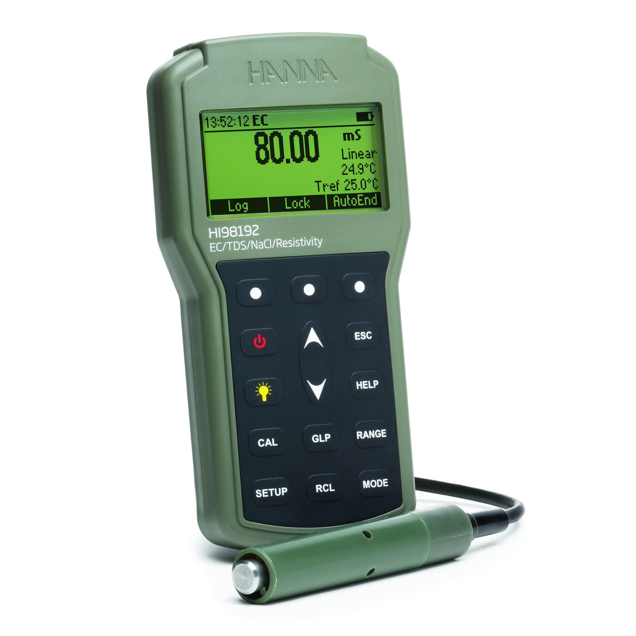 Máy Đo EC/TDS/Trở Kháng/Độ Mặn/Nhiệt Độ Chuyên Nghiệp Hanna HI98192 2 Máy Đo EC/TDS/Trở Kháng/Độ Mặn/Nhiệt Độ Chuyên Nghiệp Hanna HI98192 - Ảnh 2