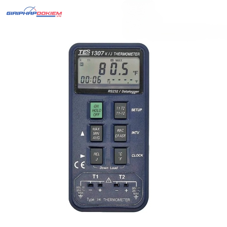 Máy đo nhiệt độ TES 1307 8 Máy đo nhiệt độ TES 1307 - Ảnh 3