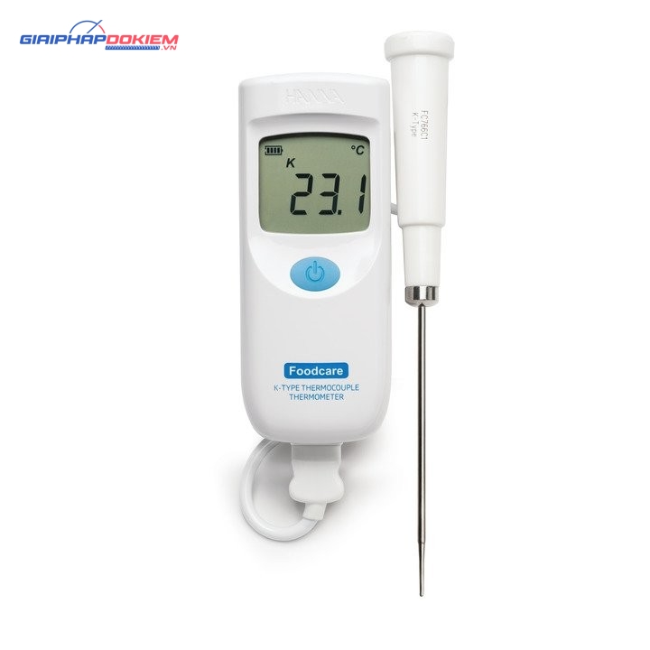 Máy Đo Nhiệt Độ Trong Thực Phẩm Cổng K Với Điện Cực Có Thể Thay Đổi Hanna HI9350011 1 Máy Đo Nhiệt Độ Trong Thực Phẩm Cổng K Với Điện Cực Có Thể Thay Đổi Hanna HI9350011