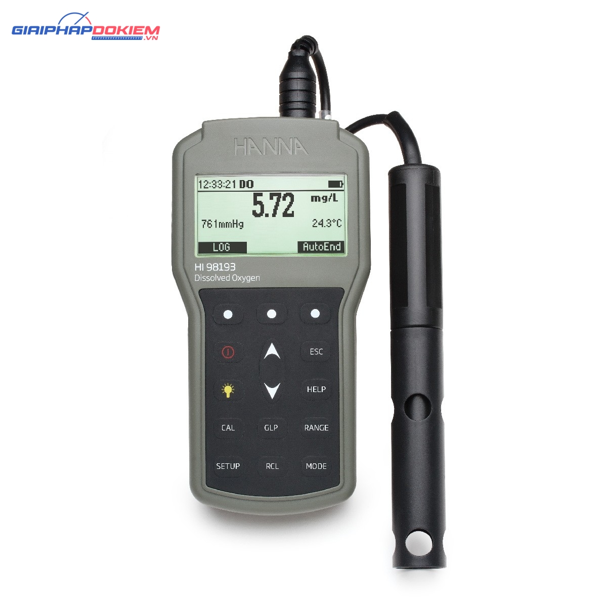 Máy Đo Oxy Hòa Tan/BOD/Nhiệt Độ Cầm Tay Chuyên Nghiệp Hanna HI98193 1 Máy Đo Oxy Hòa Tan/BOD/Nhiệt Độ Cầm Tay Chuyên Nghiệp Hanna HI98193