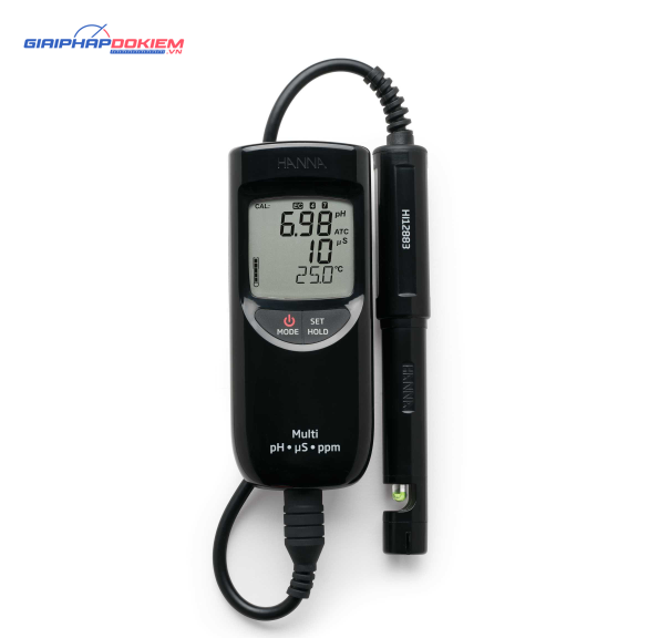 Máy Đo pH/EC/TDS/Nhiệt Độ Chống Thấm Nước (Thang Thấp) Hanna HI991300 1 Máy Đo pH/EC/TDS/Nhiệt Độ Chống Thấm Nước (Thang Thấp) Hanna HI991300