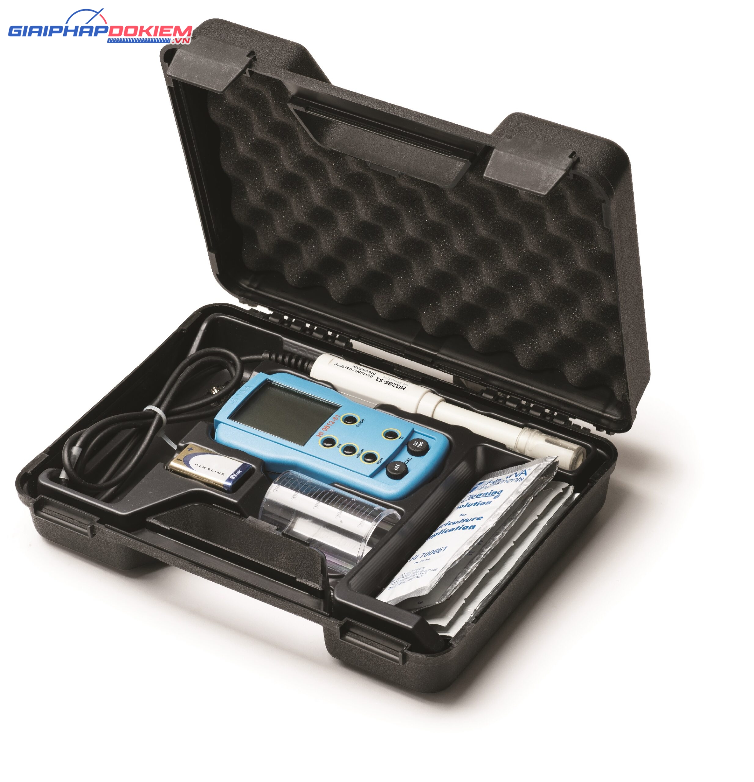 Máy đo pH/EC/TDS/Nhiệt độ Hanna HI9812-51 2 Máy đo pH/EC/TDS/Nhiệt độ Hanna HI9812-51 - Ảnh 2