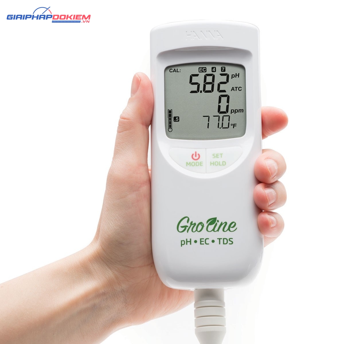 Máy Đo pH/EC/TDS/Nhiệt Độ Trong Thủy Canh GroLine Hanna HI9814 2 Máy Đo pH/EC/TDS/Nhiệt Độ Trong Thủy Canh GroLine Hanna HI9814 - Ảnh 2