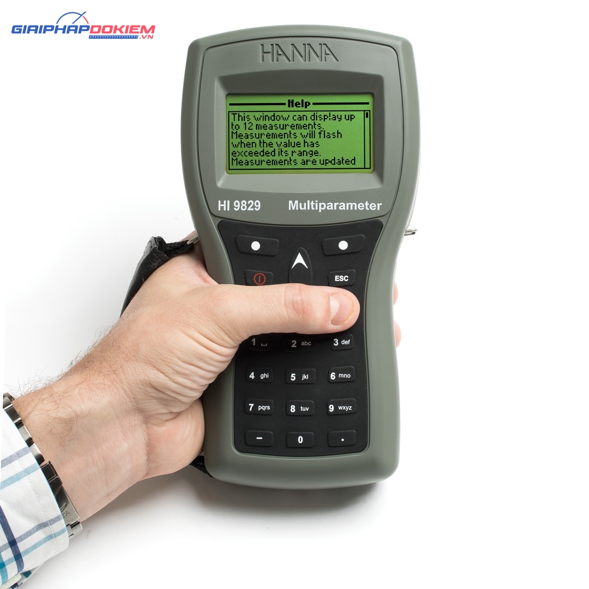Máy Đo pH/ISE/EC/DO/Độ Đục Chống Thấm Nước Có GPS Hanna HI9829 2 Máy Đo pH/ISE/EC/DO/Độ Đục Chống Thấm Nước Có GPS Hanna HI9829 - Ảnh 2