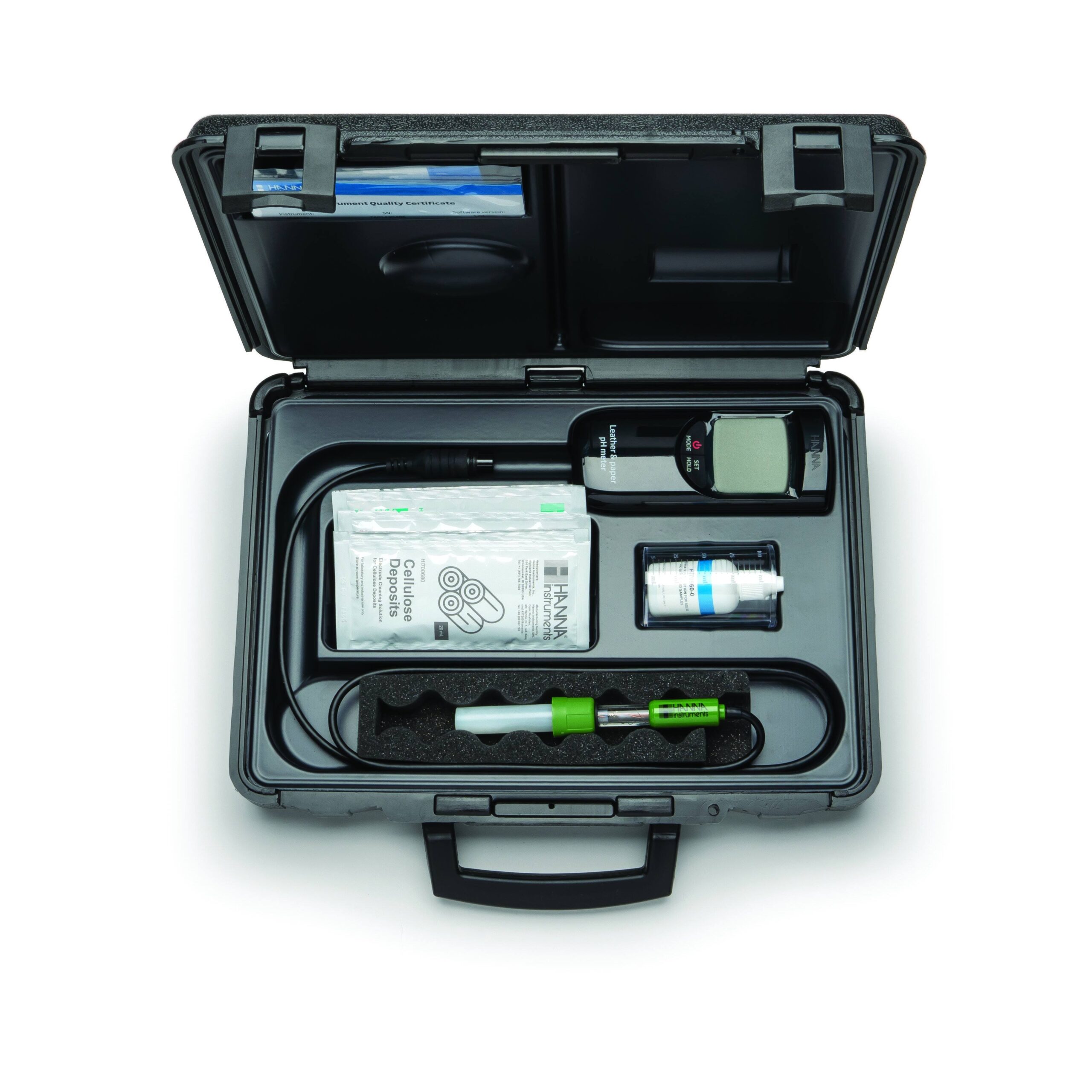 Máy Đo pH/Nhiệt Độ Cho Bề Mặt Giấy Và Da Thuộc Hanna HI99171 3 Máy Đo pH/Nhiệt Độ Cho Bề Mặt Giấy Và Da Thuộc Hanna HI99171 - Ảnh 3