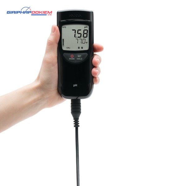 Máy Đo pH/Nhiệt Độ Chống Thấm Nước Hanna HI991001 3 Máy Đo pH/Nhiệt Độ Chống Thấm Nước Hanna HI991001 - Ảnh 3