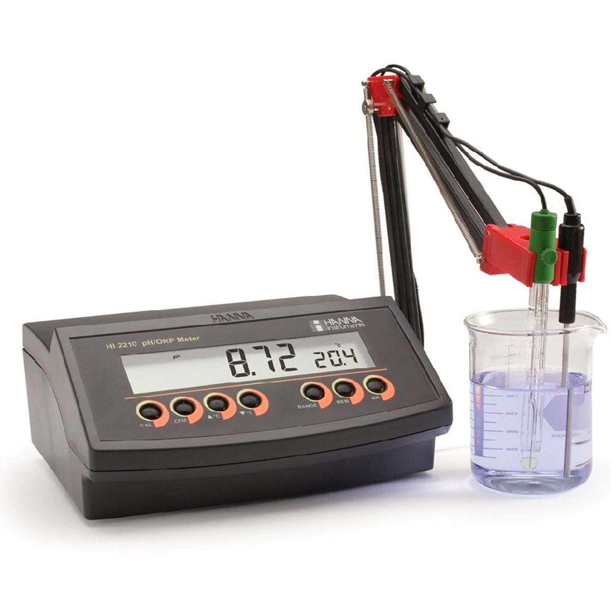 Máy đo pH/Nhiệt Độ để bàn Hanna HI2210-02 1 Máy đo pH/Nhiệt Độ để bàn Hanna HI2210-02