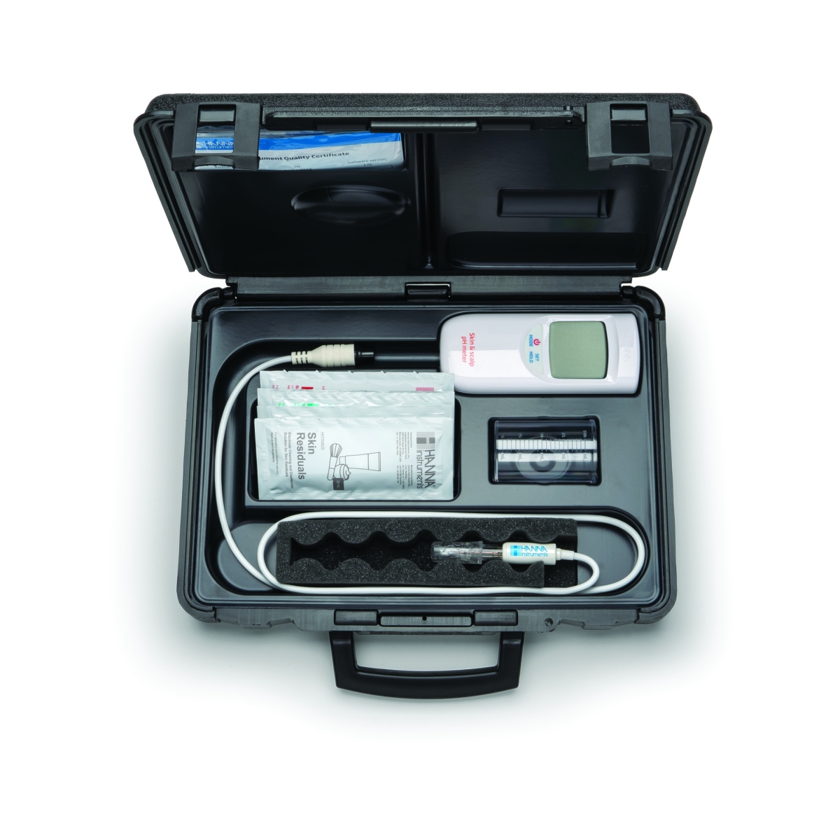 Máy Đo pH/Nhiệt Độ Trên Bề Mặt Da Người Và Da Đầu Hanna HI99181 Máy Đo pH/Nhiệt Độ Trên Bề Mặt Da Người Và Da Đầu Hanna HI99181