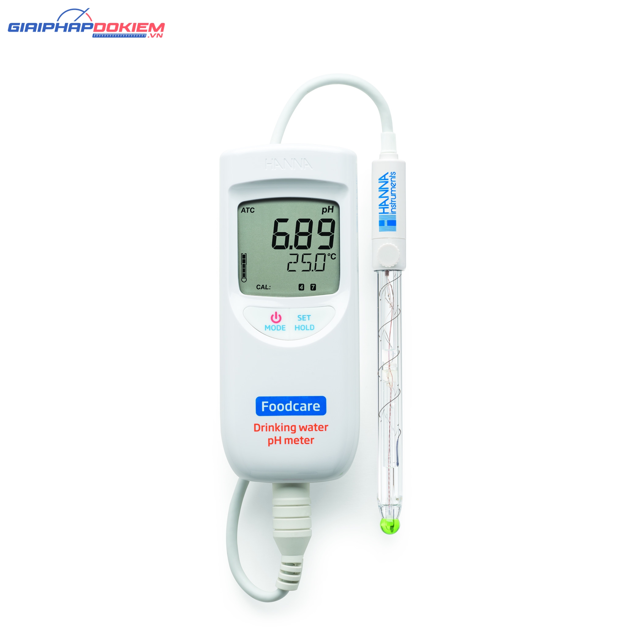 Máy Đo pH/Nhiệt Độ Trong Nước Uống Hanna HI99192 1 Máy Đo pH/Nhiệt Độ Trong Nước Uống Hanna HI99192