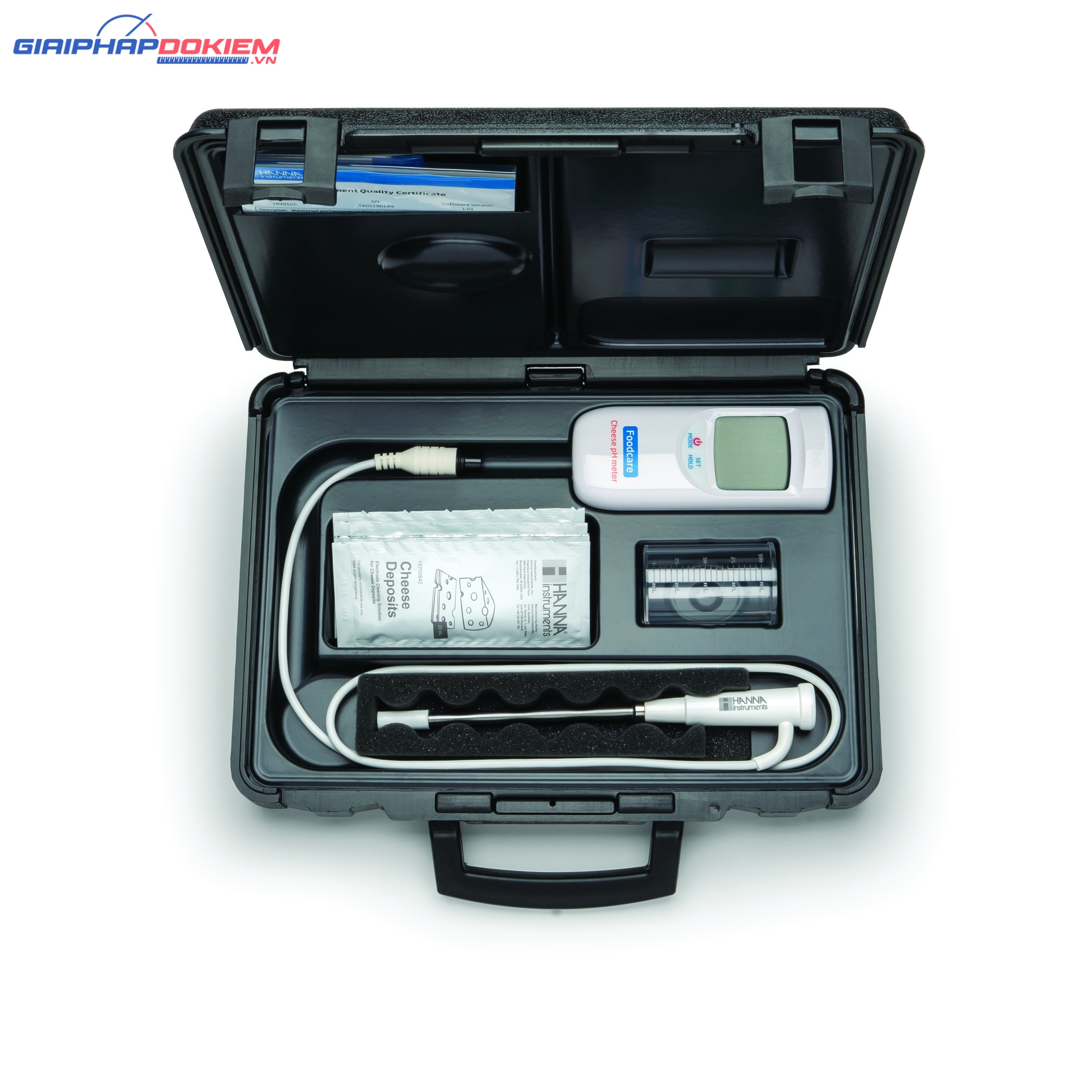 Máy Đo pH/Nhiệt Độ Trong Pho Mát Hanna HI99165 7 Máy Đo pH/Nhiệt Độ Trong Pho Mát Hanna HI99165 - Ảnh 2