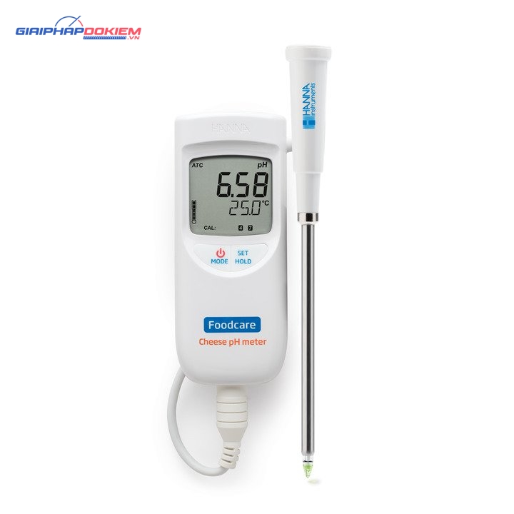 Máy Đo pH/Nhiệt Độ Trong Pho Mát Hanna HI99165 6 Máy Đo pH/Nhiệt Độ Trong Pho Mát Hanna HI99165