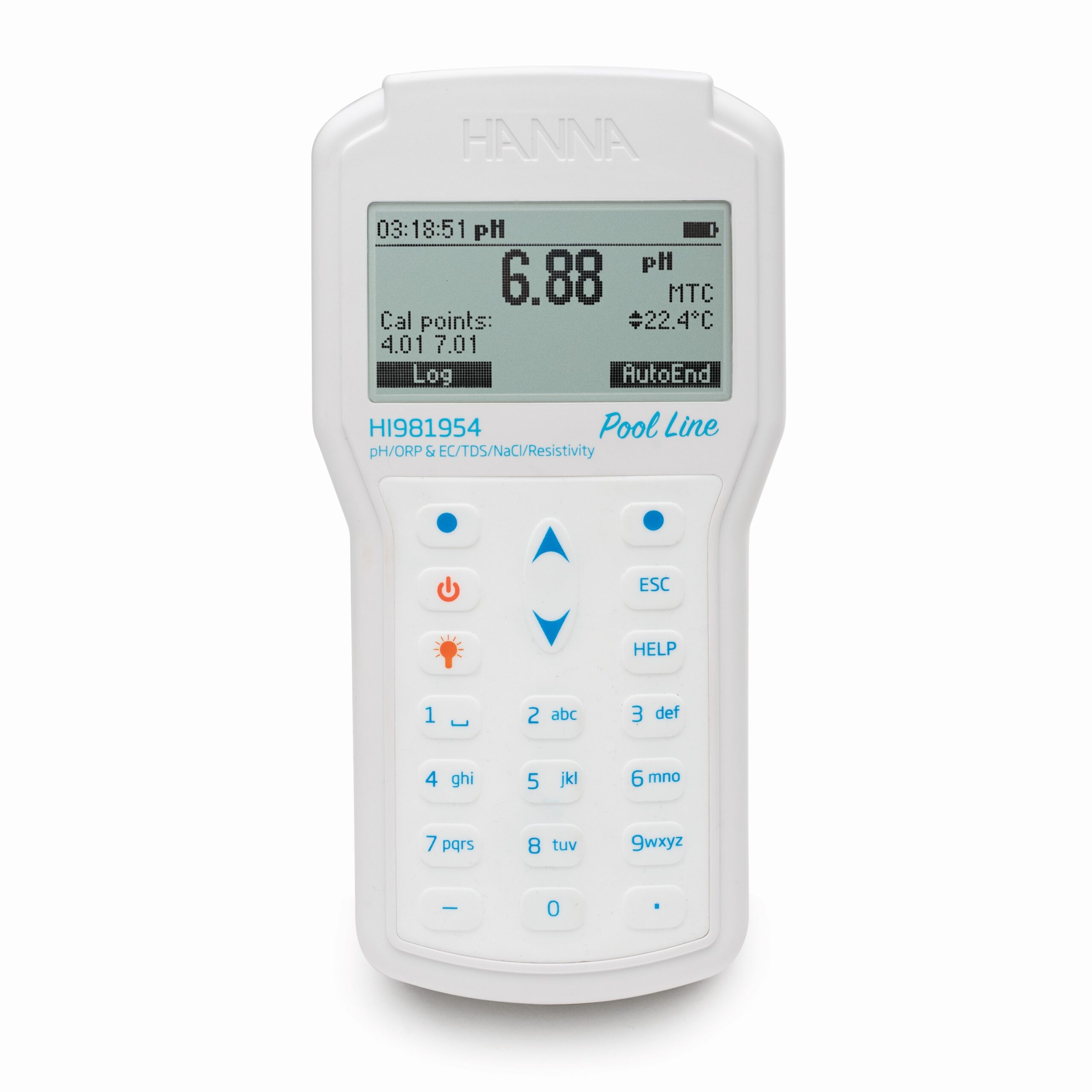 Máy Đo pH/ORP/EC/TDS/Độ Mặn/Trở Kháng/Áp Suất/Nhiệt Độ Chống Thấm Nước Chuyên Hồ Bơi Hanna HI981954 2 Máy Đo pH/ORP/EC/TDS/Độ Mặn/Trở Kháng/Áp Suất/Nhiệt Độ Chống Thấm Nước Chuyên Hồ Bơi Hanna HI981954 - Ảnh 2