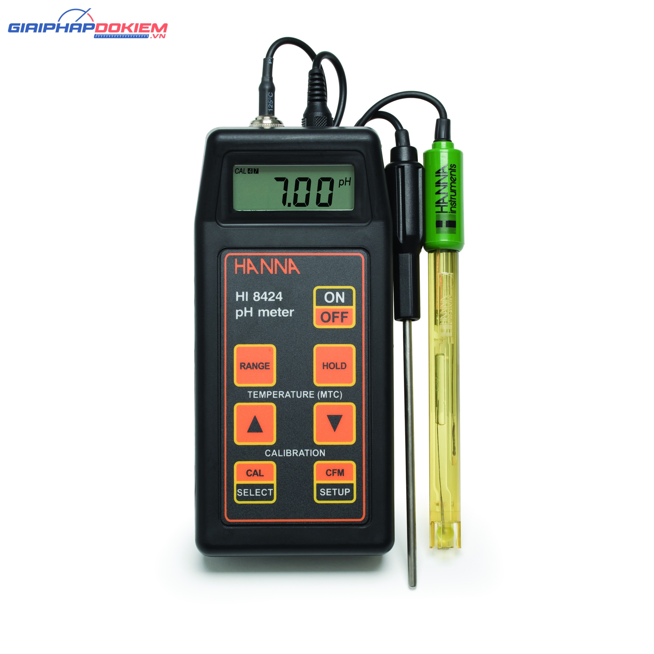 Máy Đo pH/ORP/Nhiệt Độ Cầm Tay Hanna HI8424 1 Máy Đo pH/ORP/Nhiệt Độ Cầm Tay Hanna HI8424