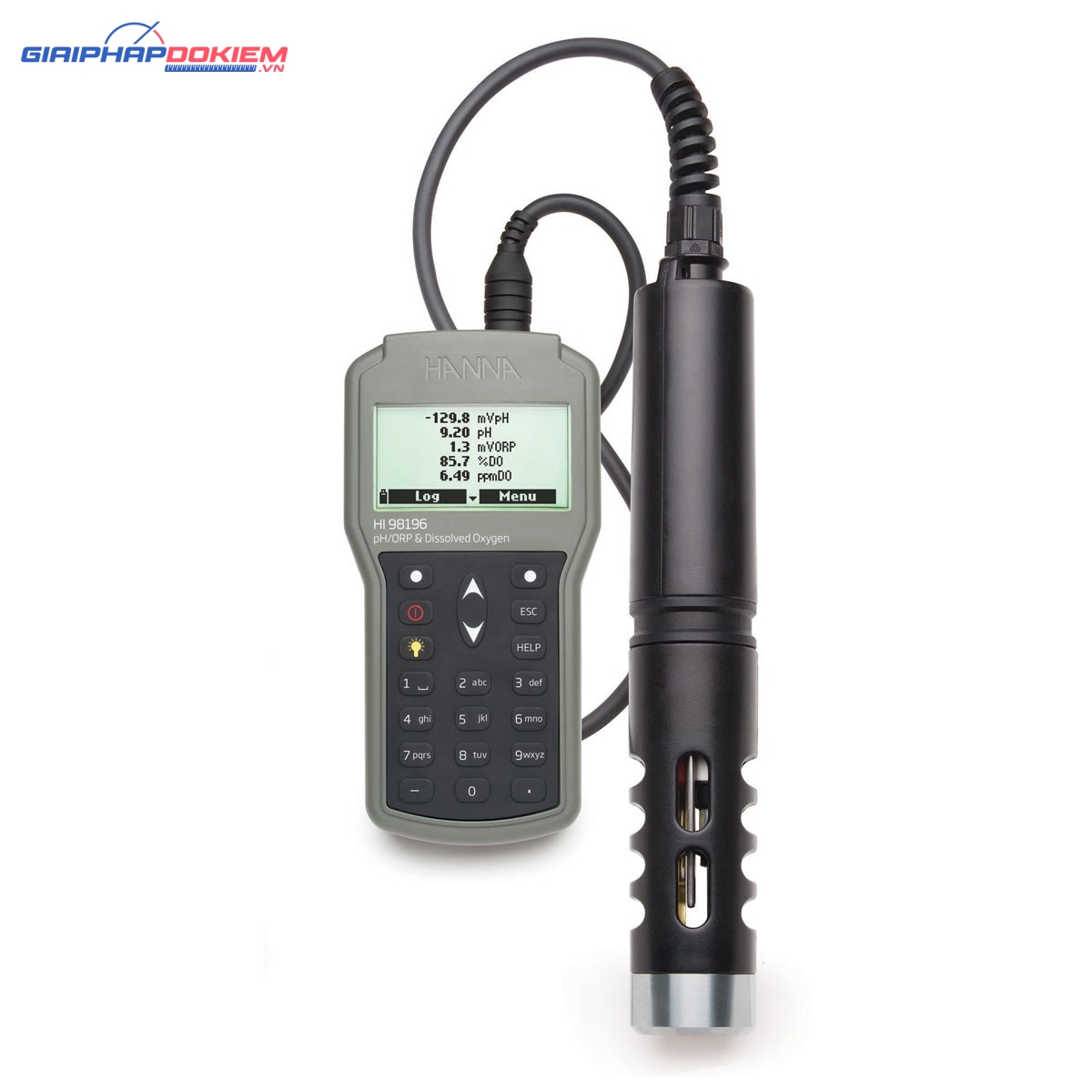 Máy Đo pH/ORP/Oxy Hòa Tan/Áp Suất/Nhiệt Độ Chuyên Nghiệp Hanna HI98196 1 Máy Đo pH/ORP/Oxy Hòa Tan/Áp Suất/Nhiệt Độ Chuyên Nghiệp Hanna HI98196