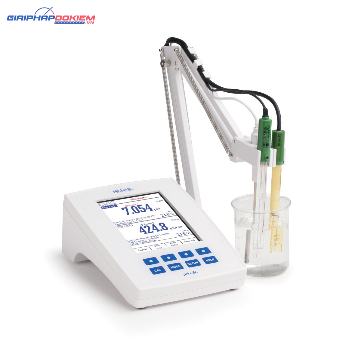 Máy Đo pH/ORP Và EC/TDS/Độ Mặn/Trở Kháng Để Bàn Hanna HI5521-02 1 Máy Đo pH/ORP Và EC/TDS/Độ Mặn/Trở Kháng Để Bàn Hanna HI5521-02