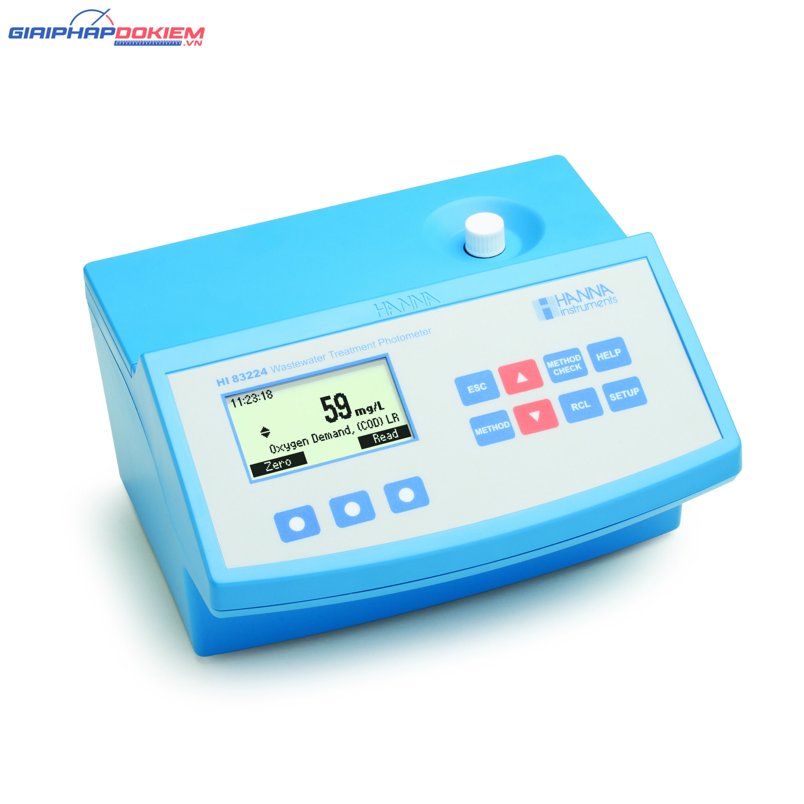 Máy Quang Đo COD Và Đa Chỉ Tiêu Dùng Mã Nhận Diện Hanna HI83224-02 1 Máy Quang Đo COD Và Đa Chỉ Tiêu Dùng Mã Nhận Diện Hanna HI83224-02