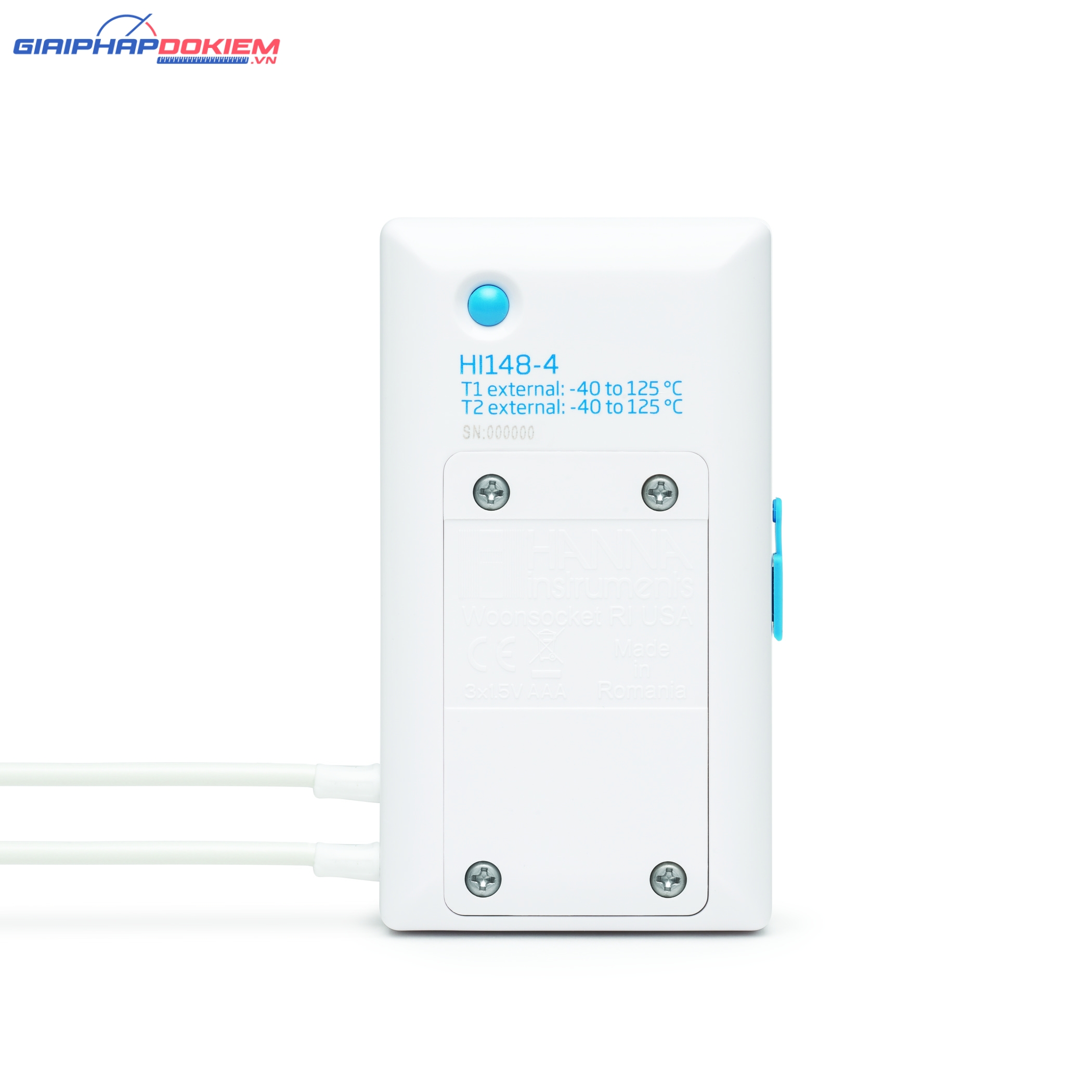Nhiệt Kế Ghi Dữ Liệu Với 2 Cảm Biến Bên Ngoài Hanna HI148-4 3 Nhiệt Kế Ghi Dữ Liệu Với 2 Cảm Biến Bên Ngoài Hanna HI148-4 - Ảnh 3