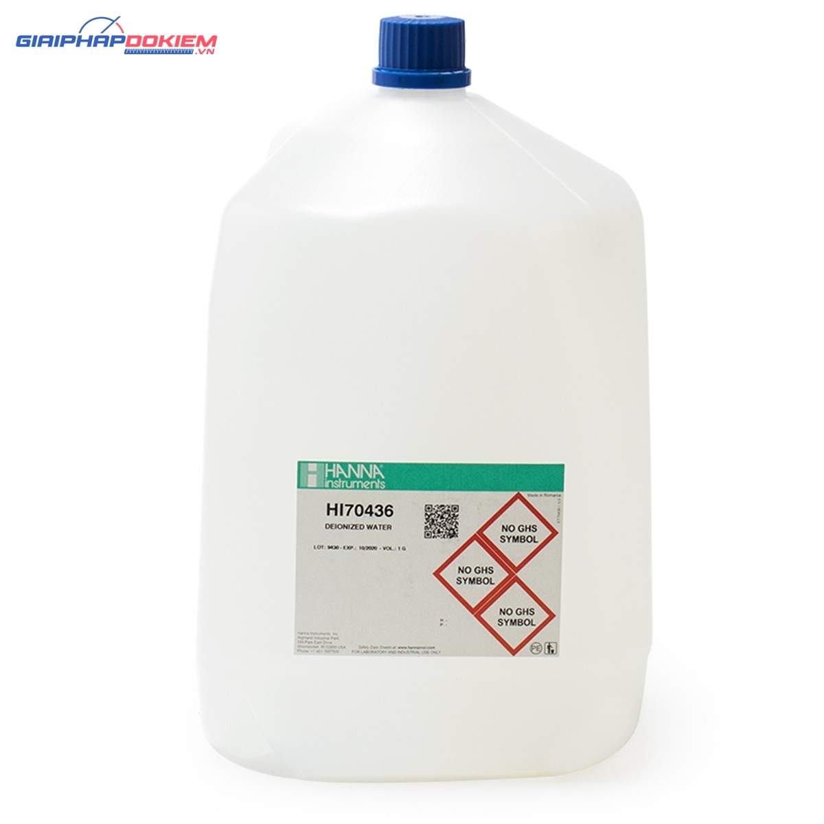 Nước Khử Ion, 3.75 Lít Hanna HI70436 1 Nước Khử Ion, 3.75 Lít Hanna HI70436