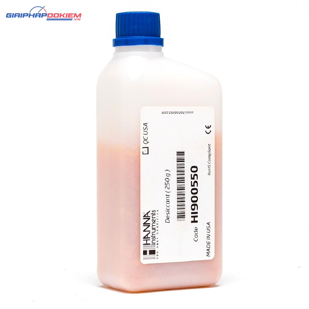 Phụ kiện cho máy chuẩn độ độ ẩm HI933-02: Chất hút ẩm silica gel HI900550, 250 gram/chai (Hàng mới 100%) Hanna HI900550 1 Phụ kiện cho máy chuẩn độ độ ẩm HI933-02: Chất hút ẩm silica gel HI900550, 250 gram/chai (Hàng mới 100%) Hanna HI900550