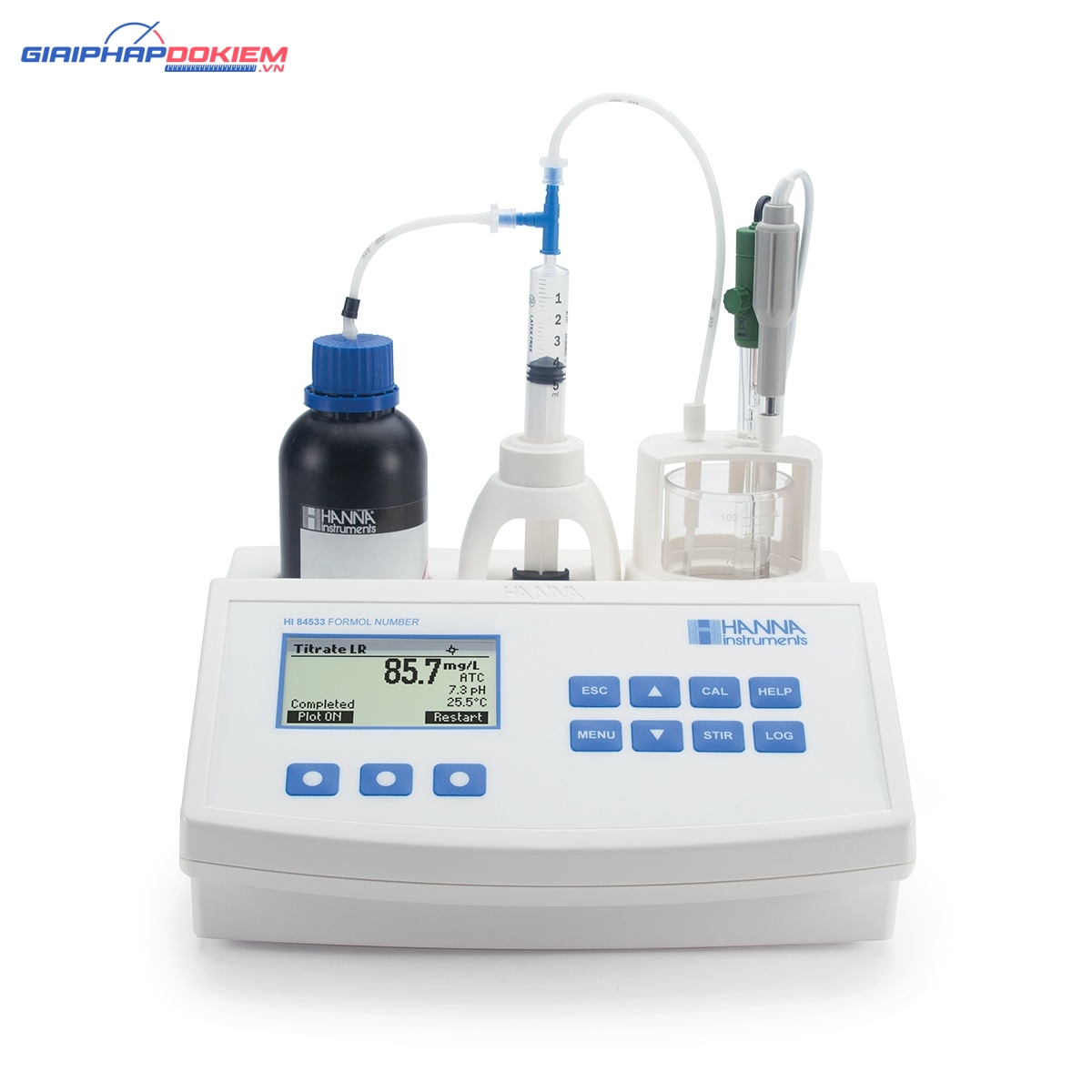 Thiết bị mini phân tích nồng độ formol trong rượu và nước trái cây Hanna HI84533 1 Thiết bị mini phân tích nồng độ formol trong rượu và nước trái cây Hanna HI84533