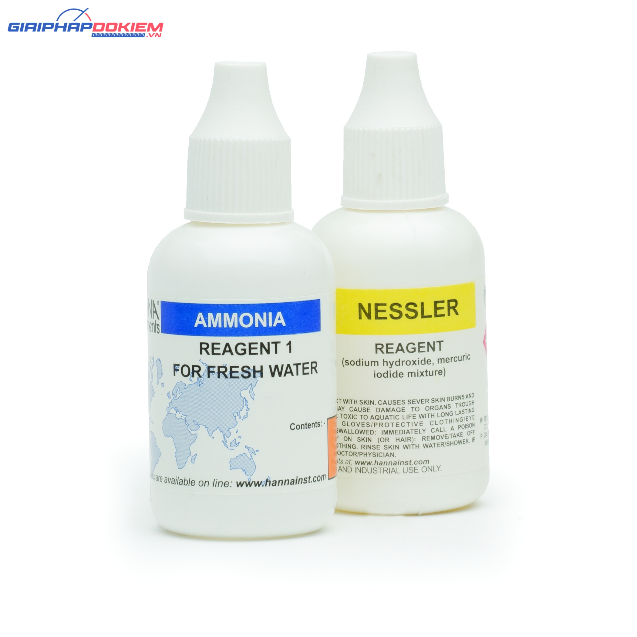 Thuốc Thử Amoni (0-3.0mg/L) Cho Test Kit HI38049, 100 Lần Đo Hanna HI38049-100 1 Thuốc Thử Amoni (0-3.0mg/L) Cho Test Kit HI38049, 100 Lần Đo Hanna HI38049-100