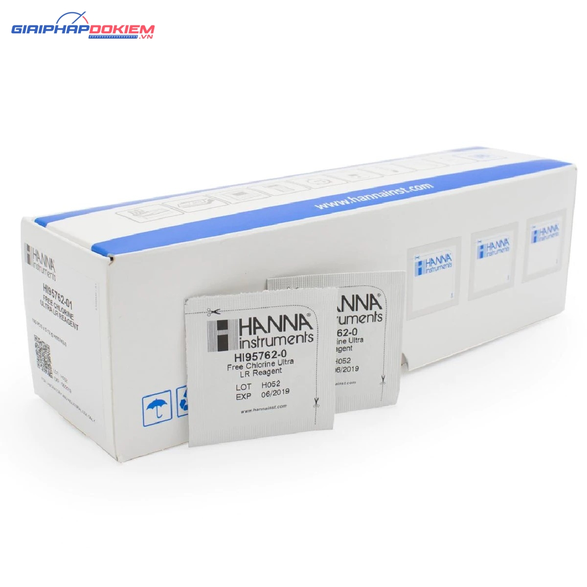 Thuốc Thử Clo Dư Thang Thấp, 100 Gói Hanna HI95762-01 1 Thuốc Thử Clo Dư Thang Thấp, 100 Gói Hanna HI95762-01