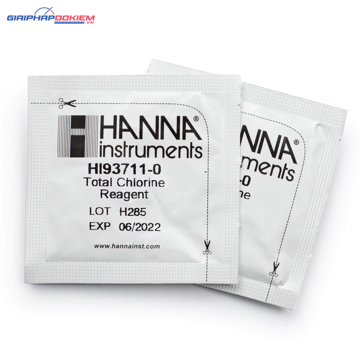Thuốc Thử Clo Tổng 0-5mg/L, 100 Lần Đo Hanna HI93711-01 1 Thuốc Thử Clo Tổng 0-5mg/L, 100 Lần Đo Hanna HI93711-01
