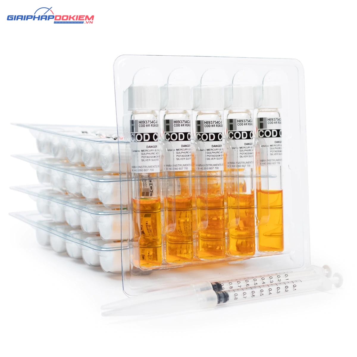 Thuốc Thử COD Thang Cao 0-15000mg/L (25 lần đo) Hanna HI93754C-25 1 Thuốc Thử COD Thang Cao 0-15000mg/L (25 lần đo) Hanna HI93754C-25