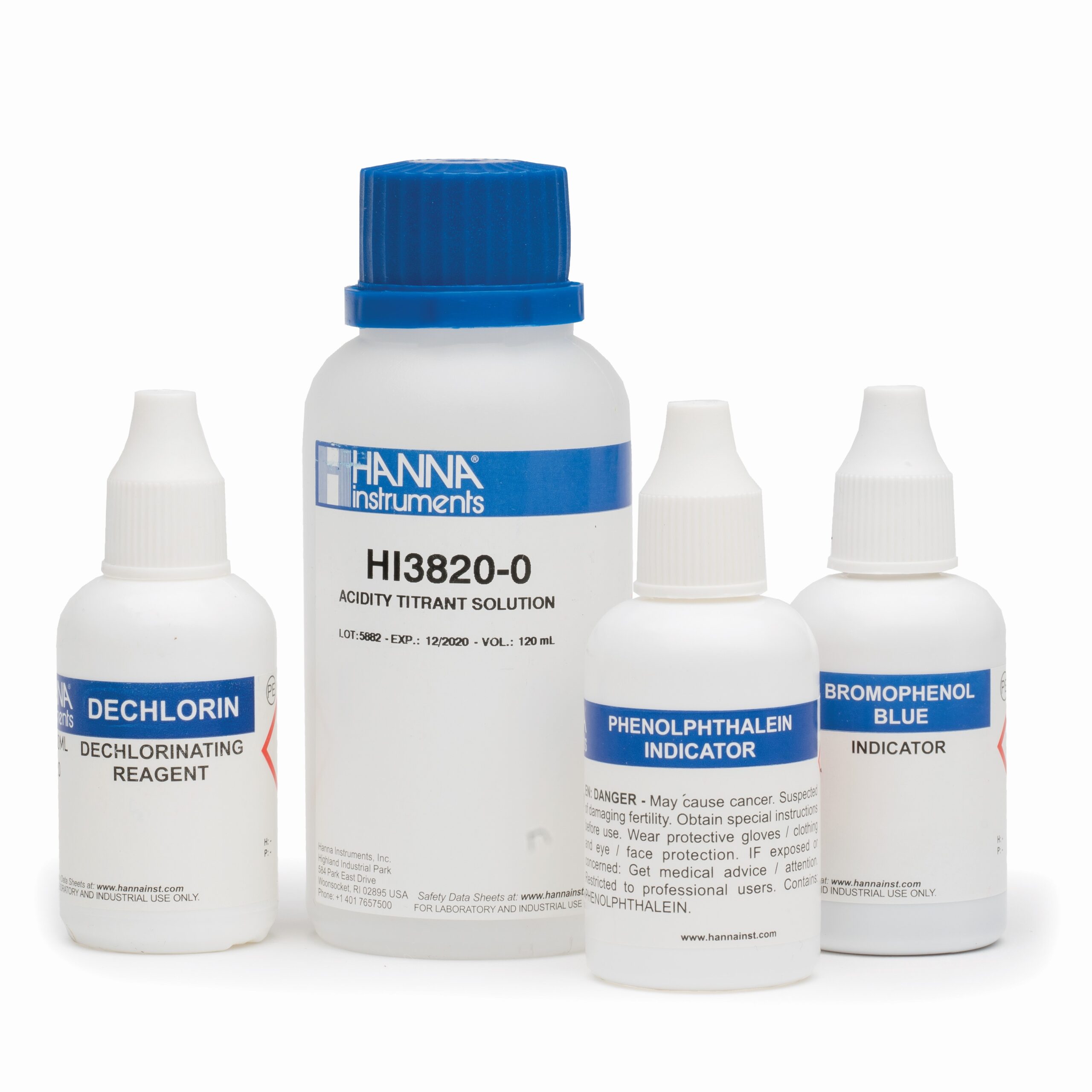 Thuốc Thử Độ Axit (0-300mg/L và 0-500mg/L) Cho Test Kit HI3820, 100 Lần Đo Hanna HI3820-100 1 Thuốc Thử Độ Axit (0-300mg/L và 0-500mg/L) Cho Test Kit HI3820, 100 Lần Đo Hanna HI3820-100