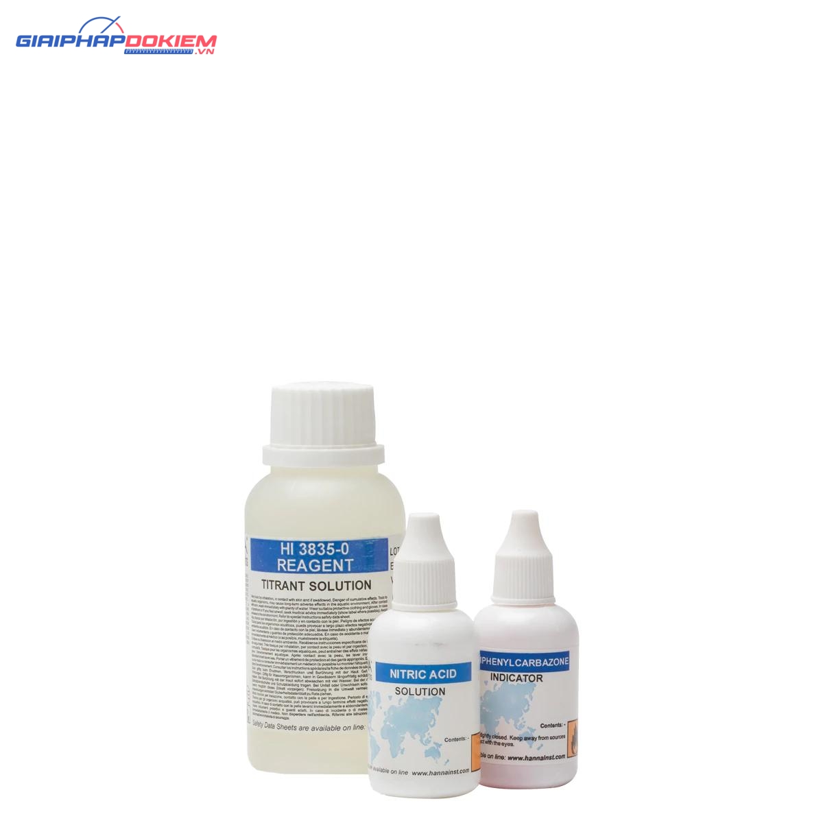 Thuốc Thử Độ Mặn (0-40g/kg) Cho Test Kit HI3835, 100 Lần Đo Hanna HI3835-100 1 Thuốc Thử Độ Mặn (0-40g/kg) Cho Test Kit HI3835, 100 Lần Đo Hanna HI3835-100
