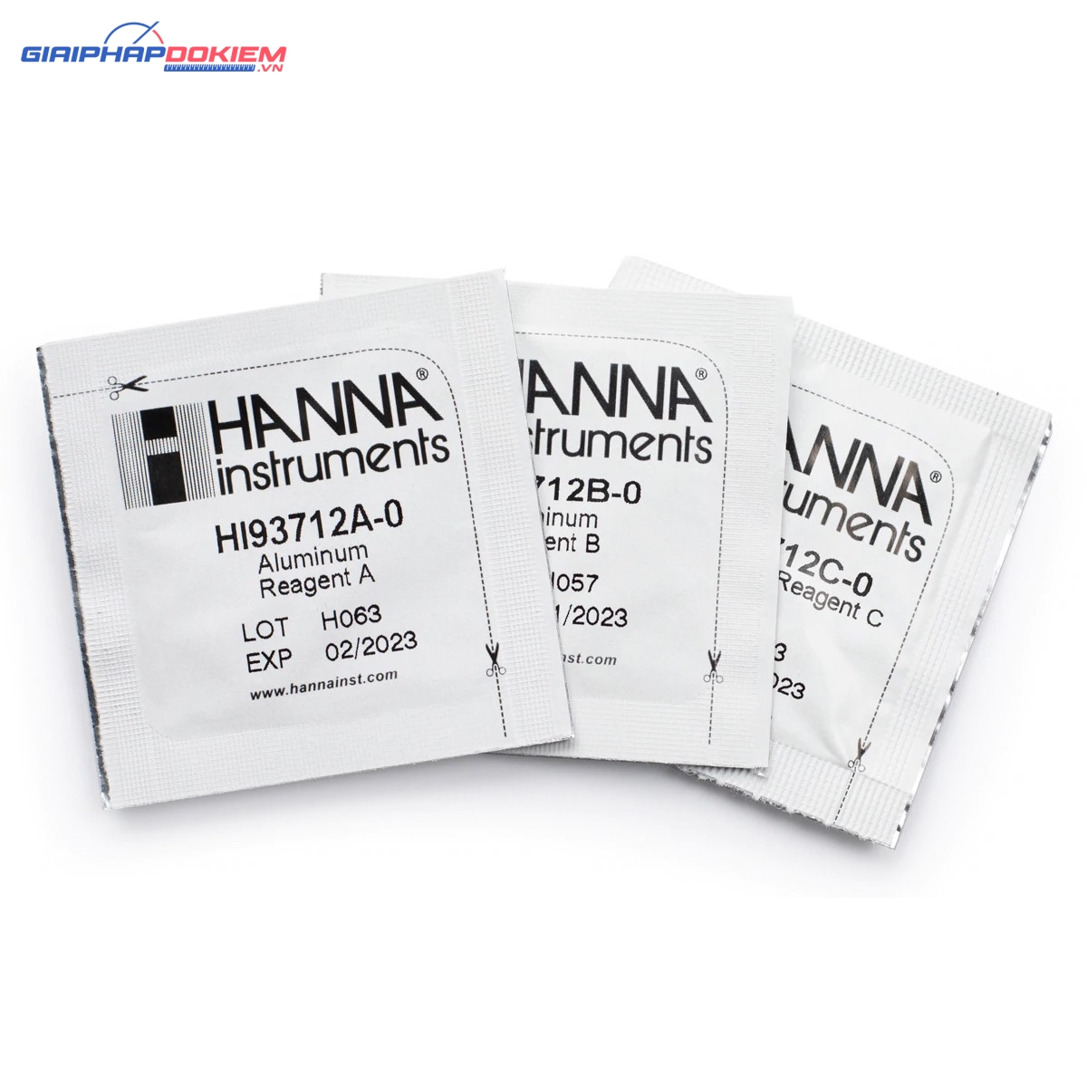 Thuốc Thử Đo Nhôm, 100 lần Hanna HI93712-01 1 Thuốc Thử Đo Nhôm, 100 lần Hanna HI93712-01