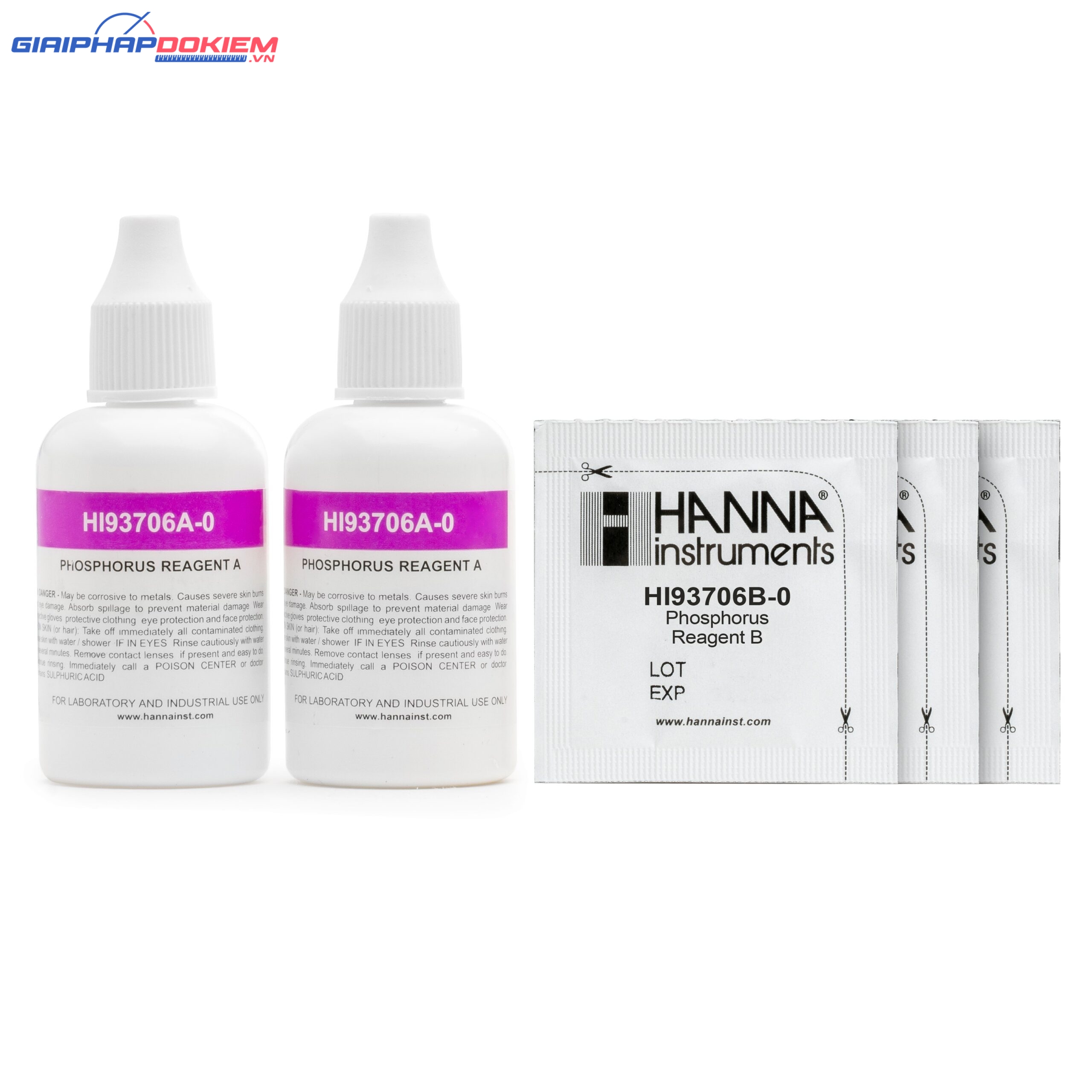 Thuốc thử đo Photpho, 100 lần Hanna HI93706-01 1 Thuốc thử đo Photpho, 100 lần Hanna HI93706-01