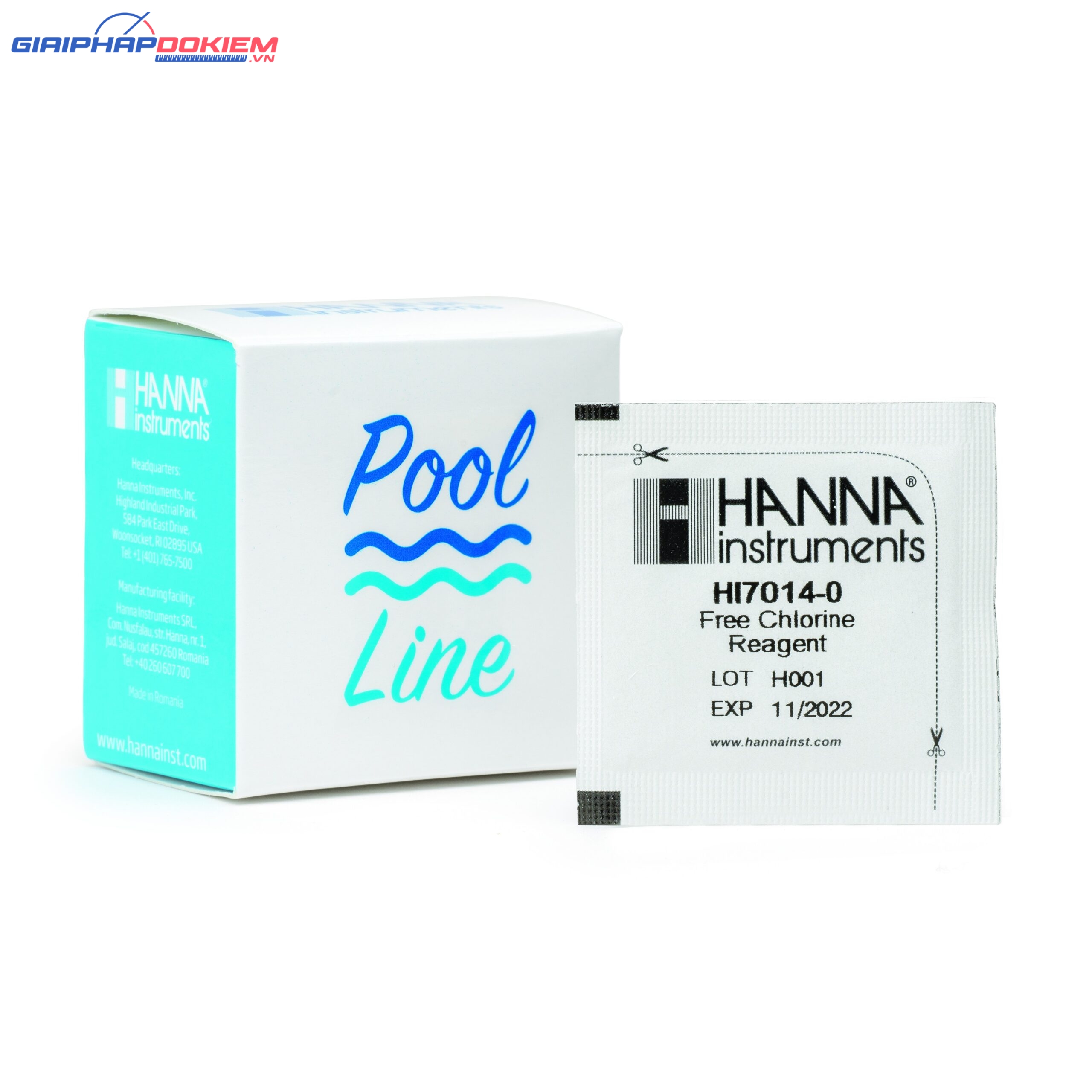 Thuốc Thử Dùng Cho Checker Clo Dư HI7014, 25 Lần Đo Hanna HI7014-25 1 Thuốc Thử Dùng Cho Checker Clo Dư HI7014, 25 Lần Đo Hanna HI7014-25
