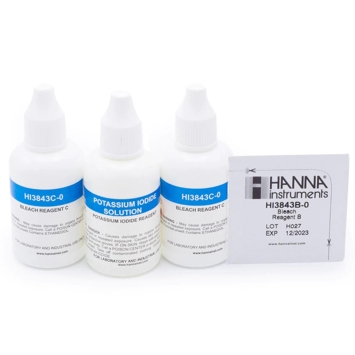 Thuốc Thử Hypoclorit (50-150g/L) Cho HI3843, 100 Lần Đo Hanna HI3843-100 1 Thuốc Thử Hypoclorit (50-150g/L) Cho HI3843, 100 Lần Đo Hanna HI3843-100