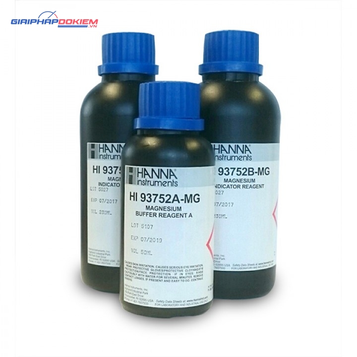 Thuốc Thử Magie Trong Nước Sạch Dùng Với Máy Đo, 50 Lần Đo Hanna HI937520-01 1 Thuốc Thử Magie Trong Nước Sạch Dùng Với Máy Đo, 50 Lần Đo Hanna HI937520-01