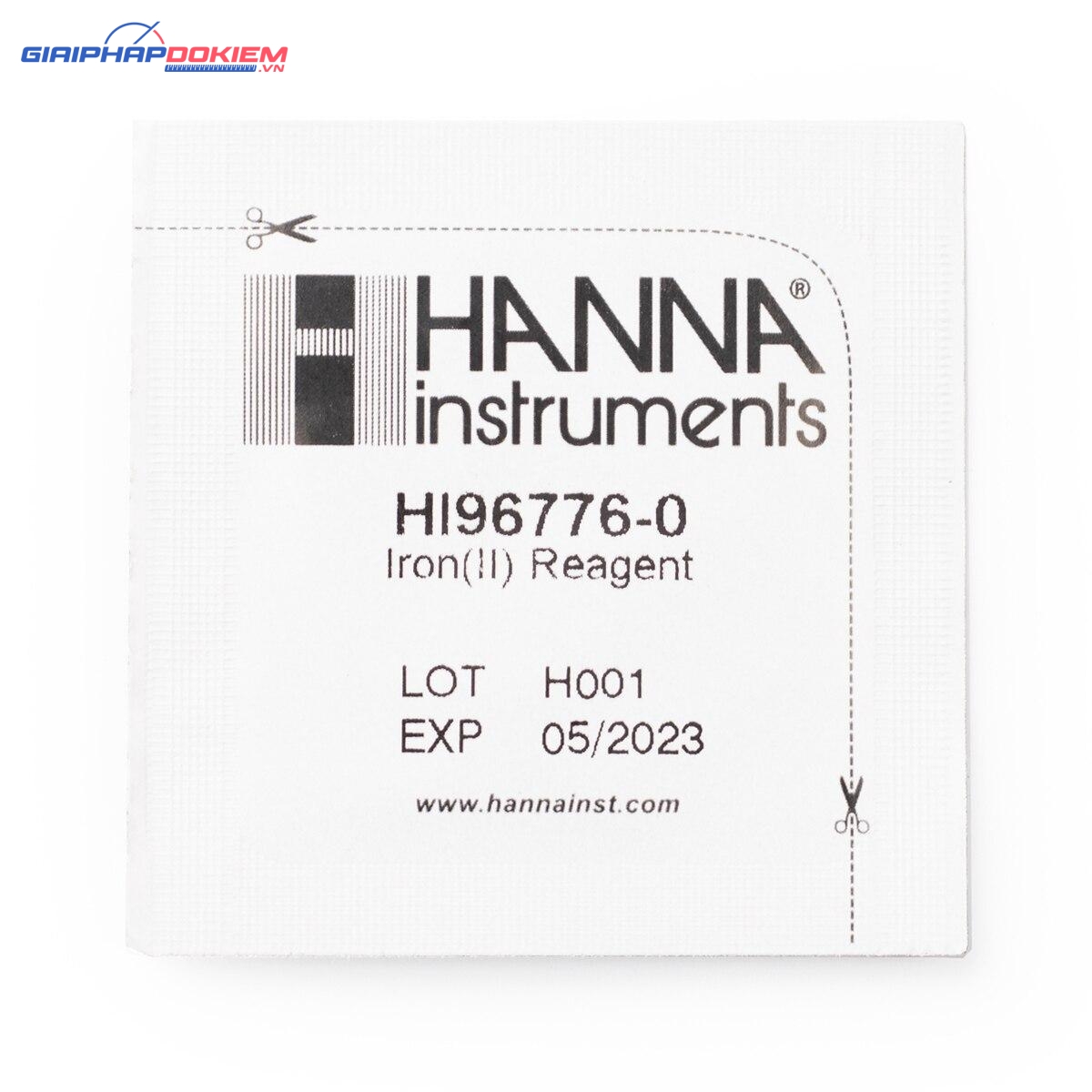 Thuốc Thử Sắt II 0.00 - 6.00mg/L (100 lần) Hanna HI96776-01 1 Thuốc Thử Sắt II 0.00 - 6.00mg/L (100 lần) Hanna HI96776-01