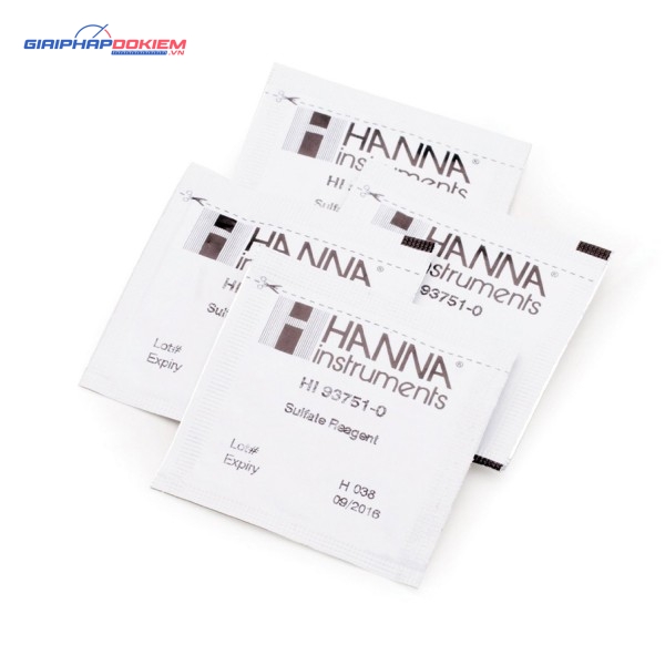 Thuốc Thử Sulphat, 100 Gói Hanna HI93751-01 1 Thuốc Thử Sulphat, 100 Gói Hanna HI93751-01