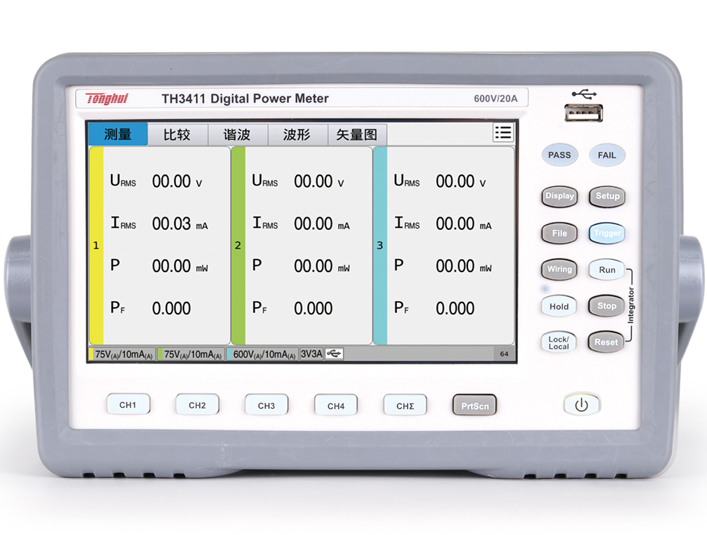 Đồng hồ đo công suất kỹ thuật số đa kênh Tonghui TH3411 (EOL) 6 Đồng hồ đo công suất kỹ thuật số đa kênh Tonghui TH3411 (EOL)
