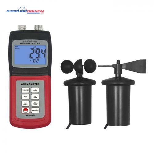 Máy đo tốc độ gió, lưu lượng gió, hướng gió Landtek AM-4836C 4 Máy đo tốc độ gió, lưu lượng gió, hướng gió Landtek AM-4836C
