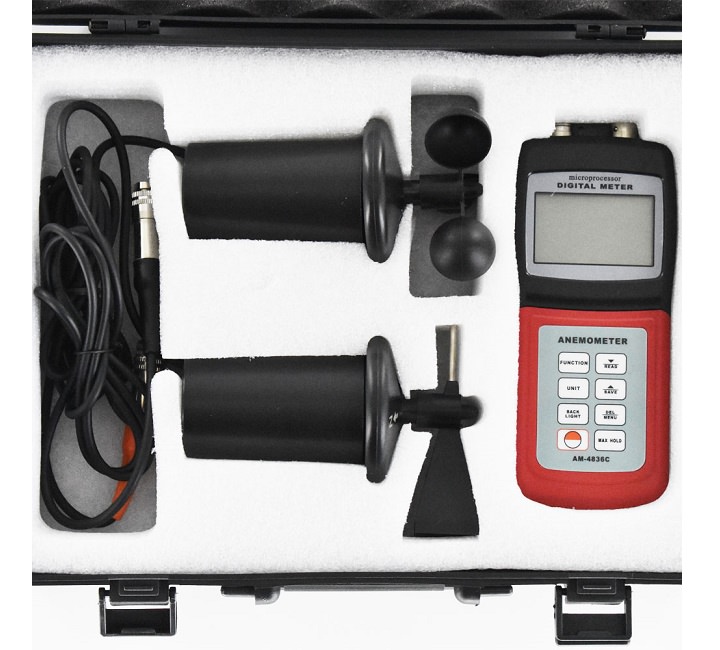 Máy đo tốc độ gió, lưu lượng gió, hướng gió Landtek AM-4836C 6 Máy đo tốc độ gió, lưu lượng gió, hướng gió Landtek AM-4836C