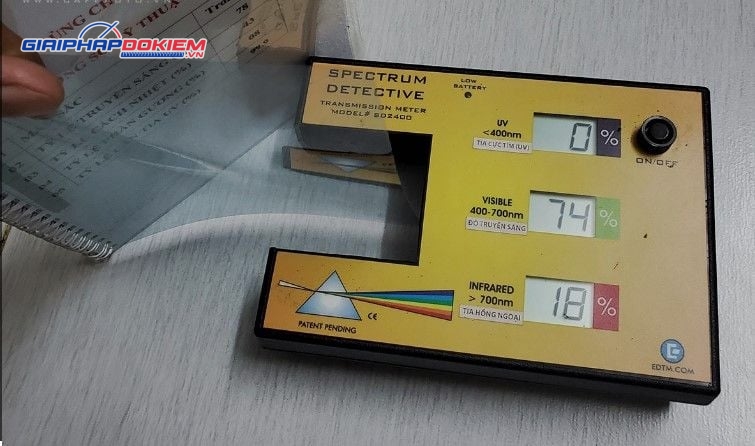 Máy Đo Phim Cách Nhiệt Và Kính 3 Thông Số EDTM SD2400 12 Máy Đo Phim Cách Nhiệt Và Kính 3 Thông Số EDTM SD2400 - Ảnh 4