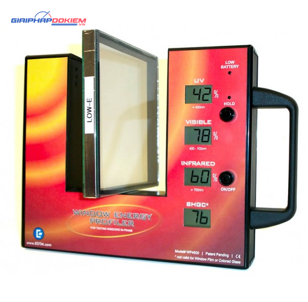 Máy Đo Cách Nhiệt Phim & Kính 4 Thông Số EDTM WP4500 15 MÁY ĐO CÁCH NHIỆT PHIM & KÍNH 4 THÔNG SỐ EDTM WP4500
