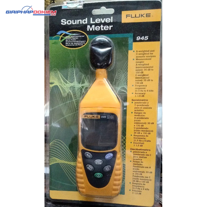 Máy đo độ ồn FLUKE-945 ESP (FLUKE-945, 35 ~ 130 dB) 4 Máy đo độ ồn FLUKE-945 ESP (FLUKE-945, 35 ~ 130 dB) - Ảnh 2