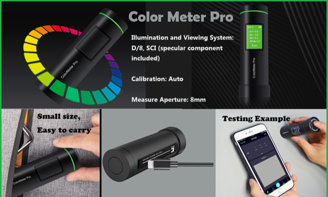 Máy đo màu CHN SPEC ColorMeter PRO 6 Máy đo màu CHN SPEC ColorMeter PRO - Ảnh 3