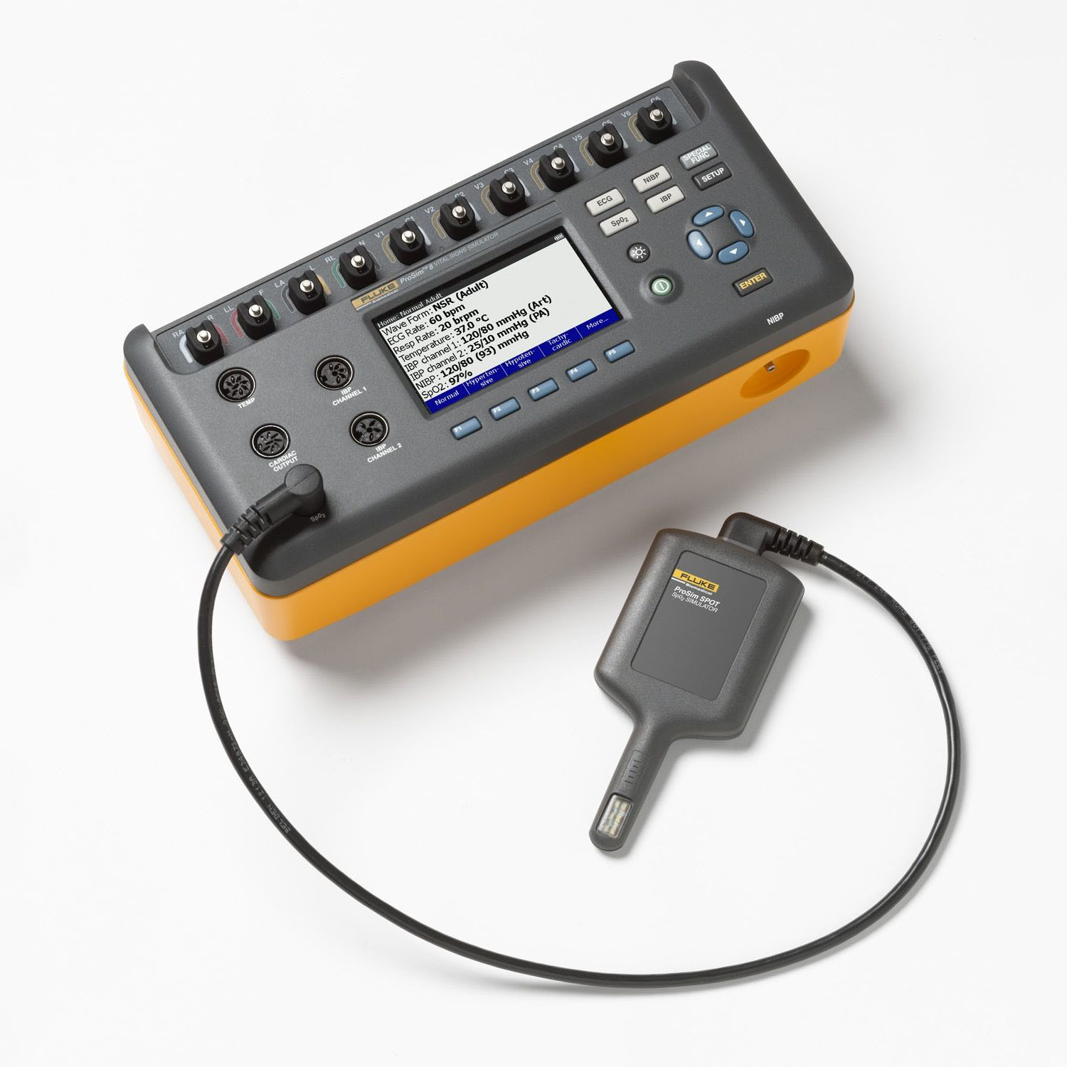 Thiết bị kiểm tra, hiệu chuẩn Monitor theo dõi bệnh nhân FLUKE Prosim 8 4 Thiết bị kiểm tra, hiệu chuẩn Monitor theo dõi bệnh nhân FLUKE Prosim 8 - Ảnh 2