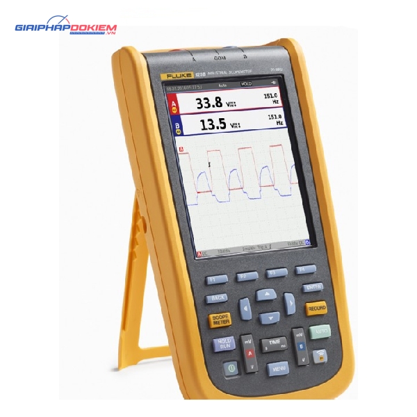 Máy hiện sóng cầm tay FLUKE-123B/INT/S (20 MHz, 2 CH, Phần mềm FlukeView) 4 Máy hiện sóng cầm tay FLUKE-123B/INT/S (20 MHz, 2 CH, Phần mềm FlukeView) - Ảnh 2